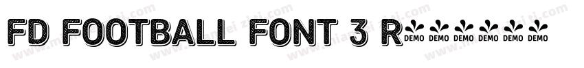 FD Football Font 3 R字体转换